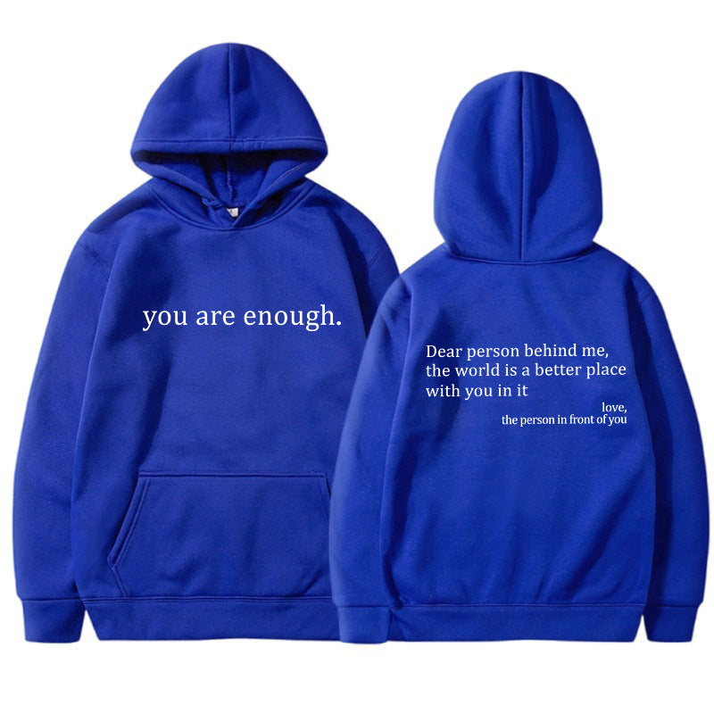 Hoodie Unisexe Message Positif