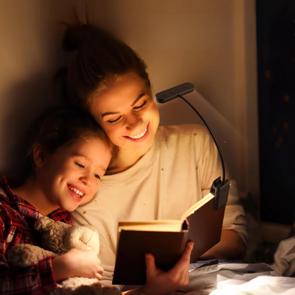 Lampe de Lecture LED Portable | Rechargeable & Clip Pratique