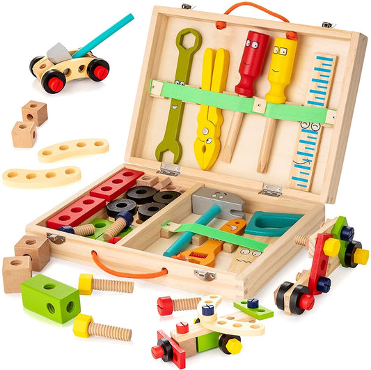 Boîte à Outils Enfant – Bois – Éducatif