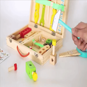 Boîte à Outils Enfant – Bois – Éducatif