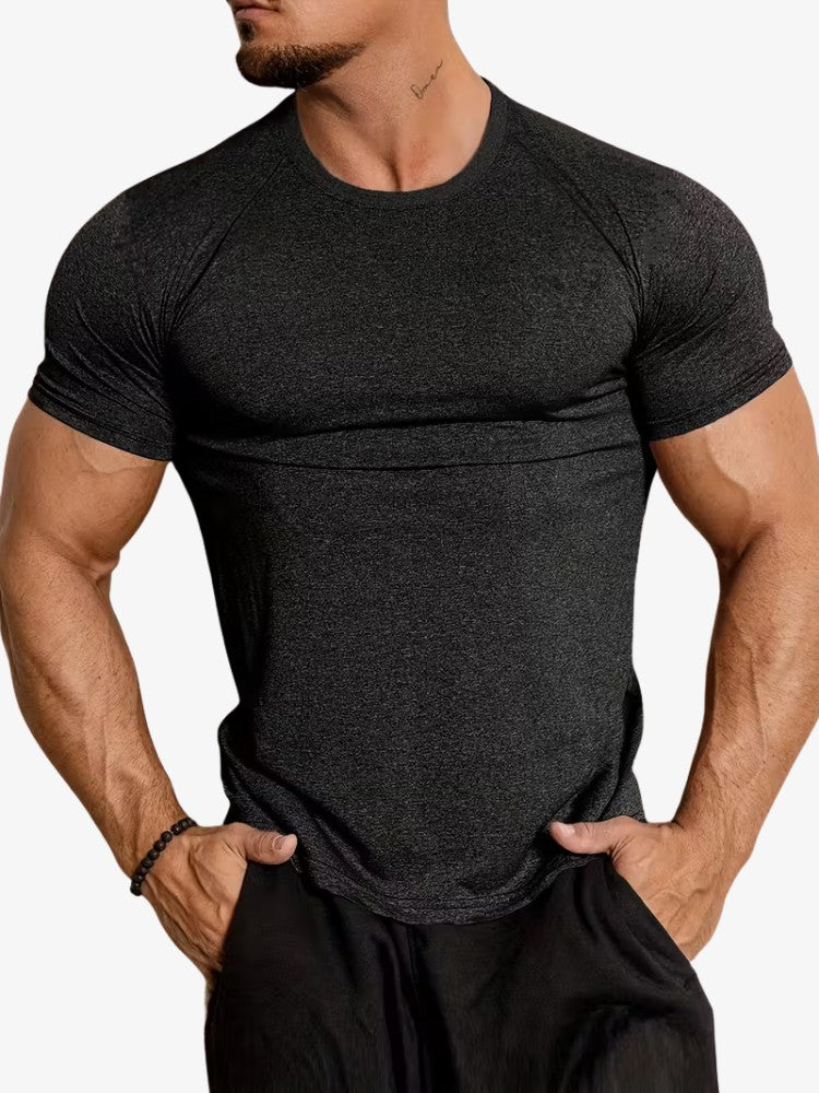 T-shirt Compression Homme – Respirant – Ajusté