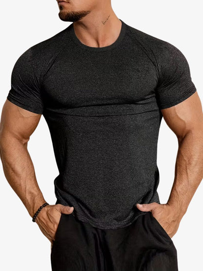 T-shirt Compression Homme – Respirant – Ajusté