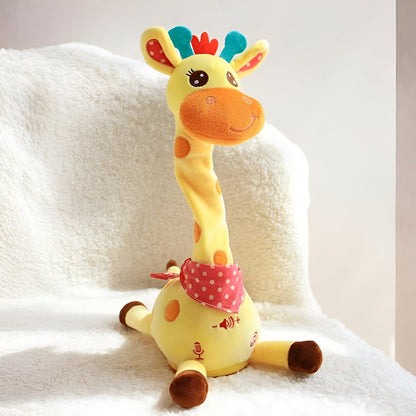 Peluche Girafe Musicale Interactive Lumineuse