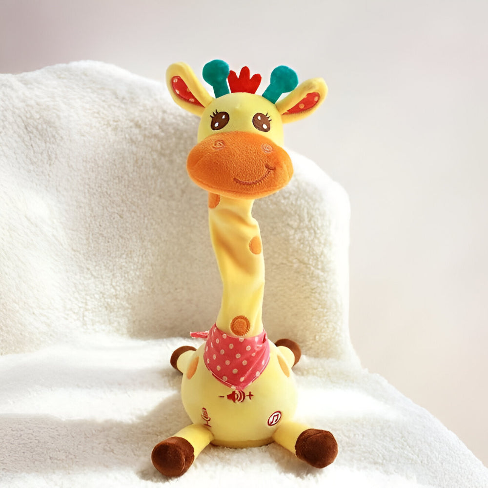 Peluche Girafe Musicale Interactive Lumineuse