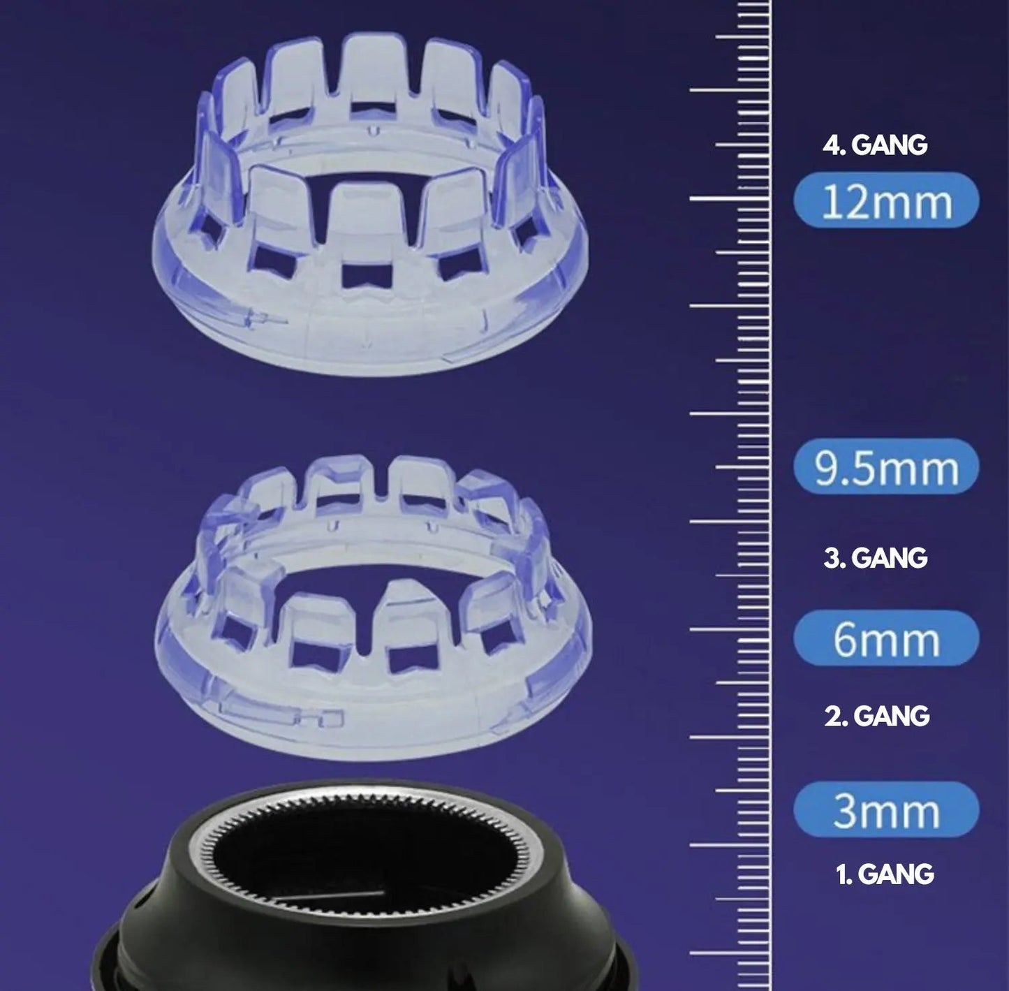 Tondeuse Cheveux Sans Fil 360°