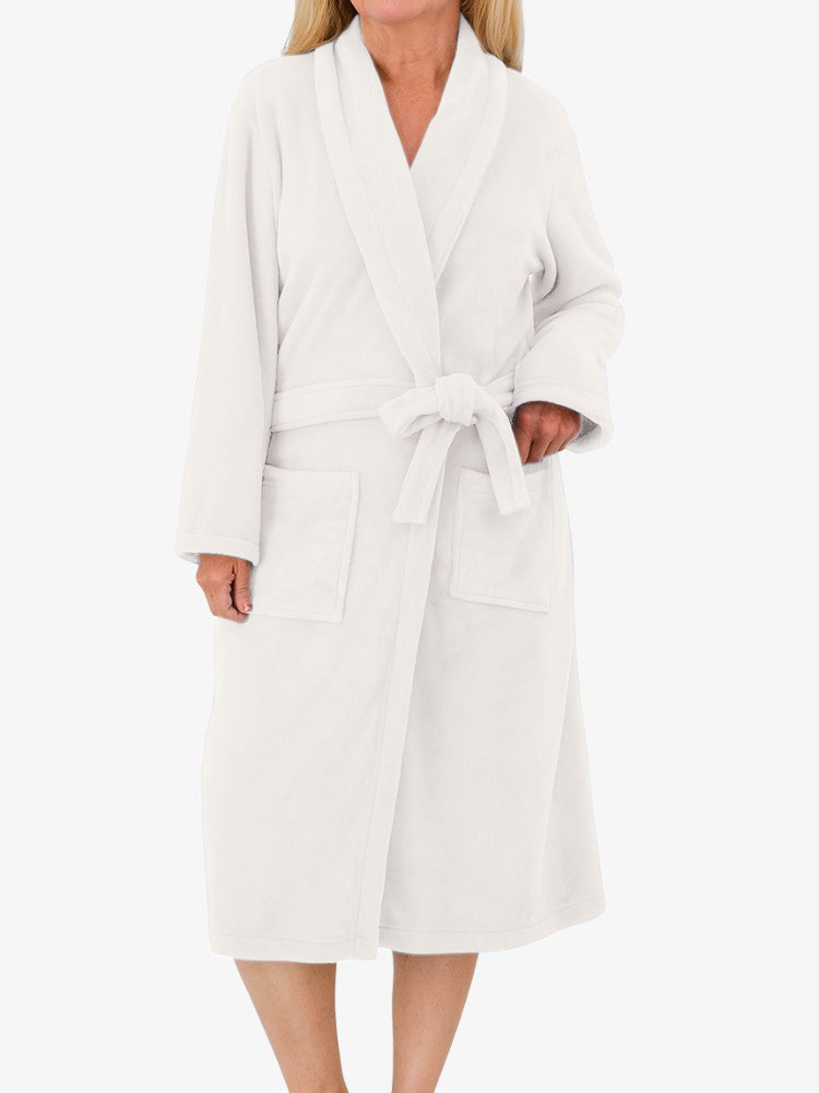 Peignoir Femme – Polaire – Ceinturé