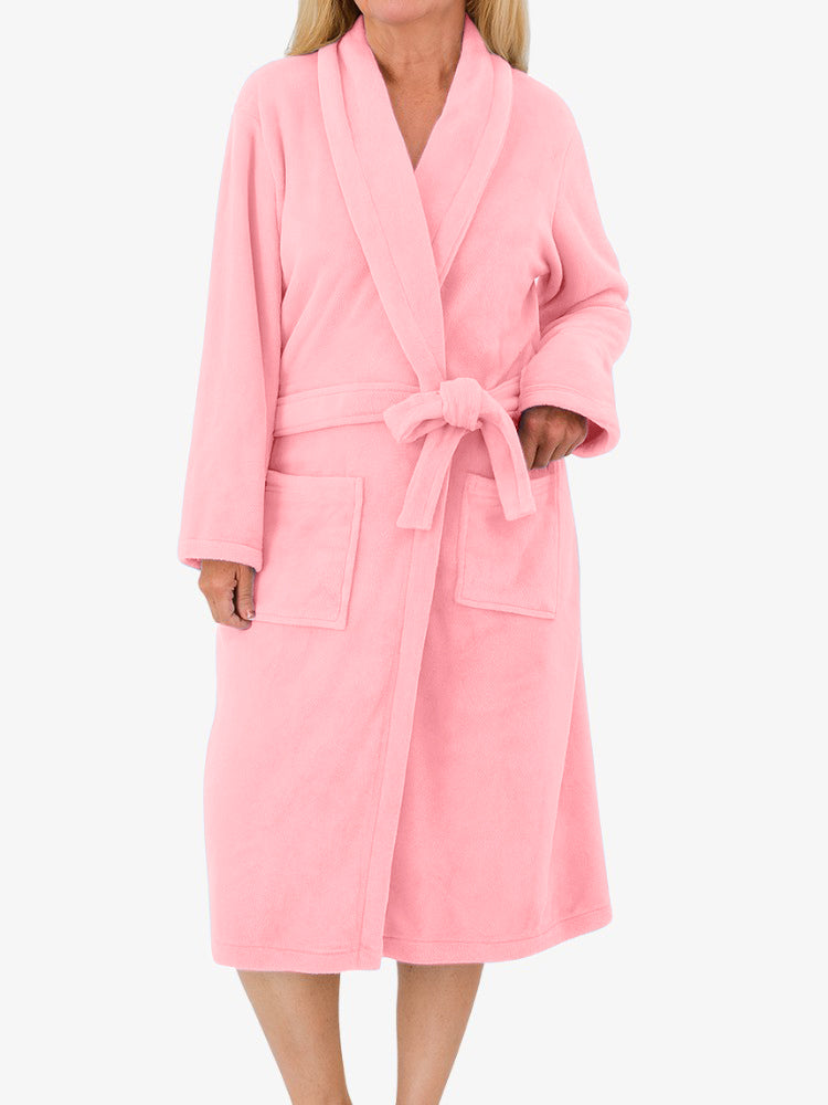 Peignoir Femme – Polaire – Ceinturé