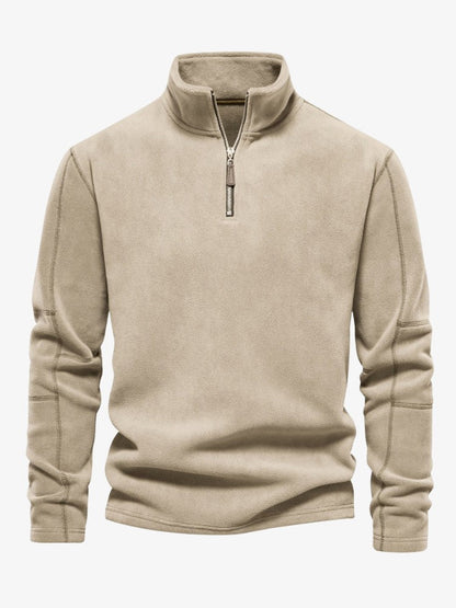 Pull Polaire Homme – Col Zippé – Chaud