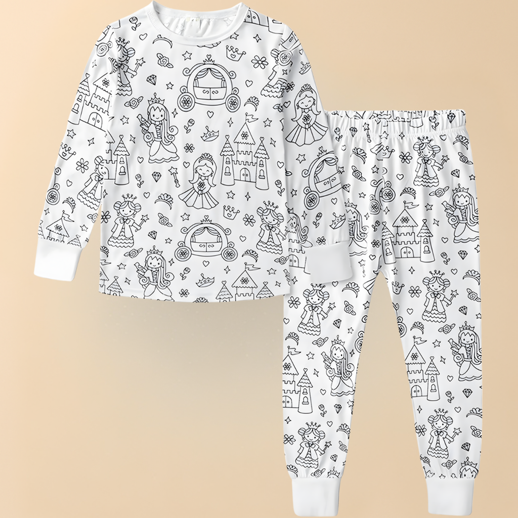 Pyjama Enfant À Colorier Coton