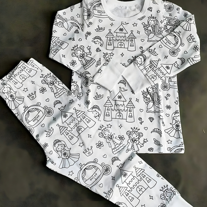 Pyjama Enfant À Colorier Coton