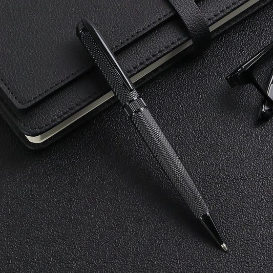 Vescari Stylo Noir de Luxe | Stylo-Bille Premium, Écriture Fine 1,0 mm