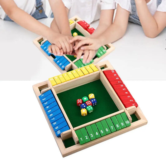 Jeu Shut the Box – Bois – Dés