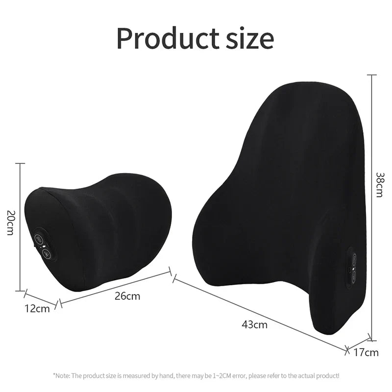 Coussin Massant Voiture – Soutien Lombaire et Cervical – Confort Premium