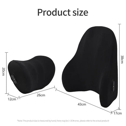 Coussin Massant Voiture – Soutien Lombaire et Cervical – Confort Premium