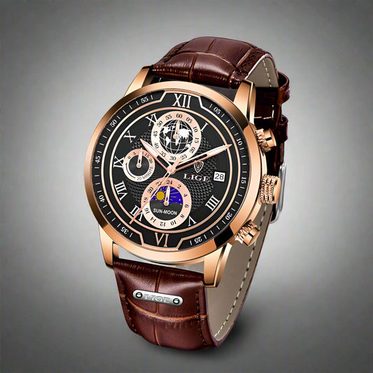 Montre à quartz analogique homme | Précision quartz masculin