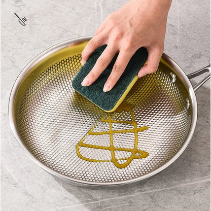 Poêle Inox – Antiadhésive – Nid d’Abeille