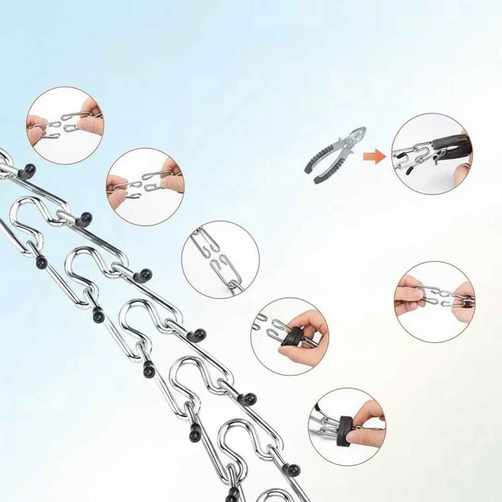 Collier de Dressage – Chaîne Acier – Réglable