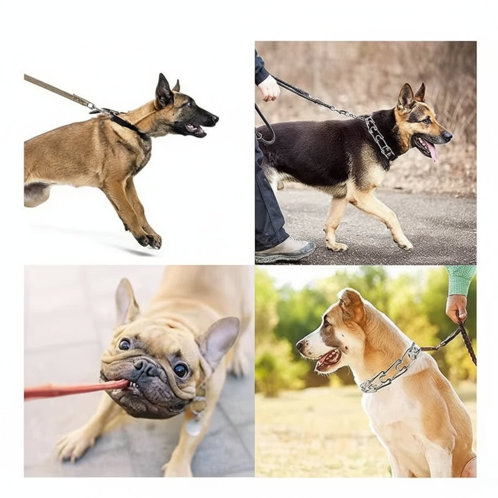 Collier de Dressage – Chaîne Acier – Réglable