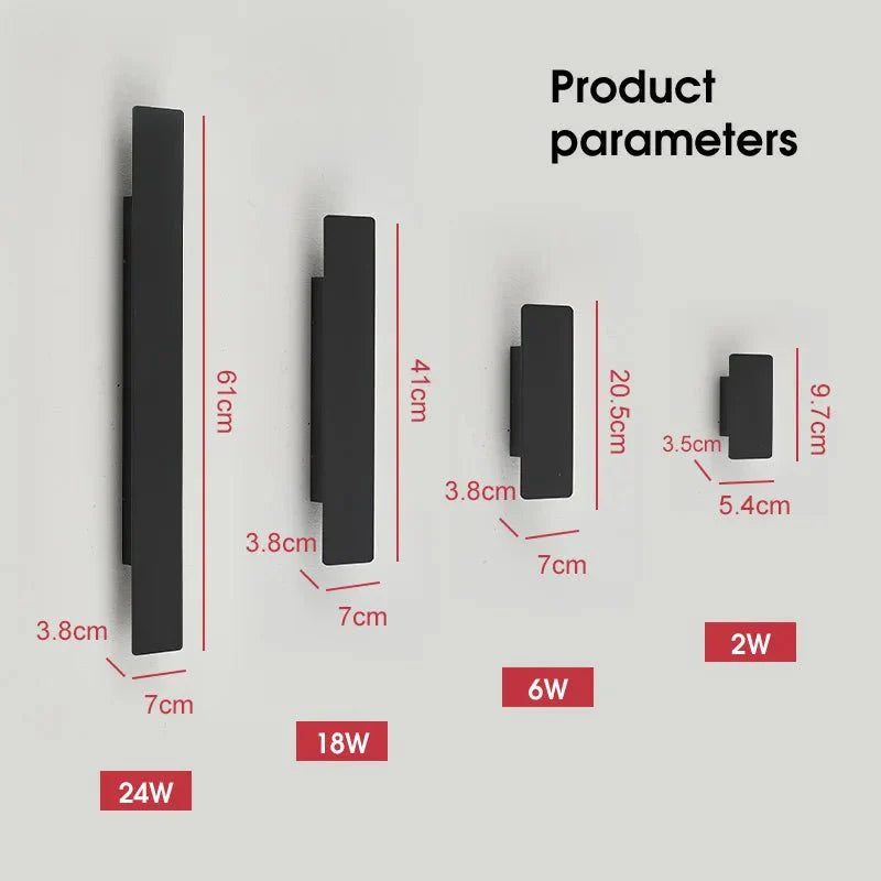 Applique Murale LED – Haut Bas – Extérieur