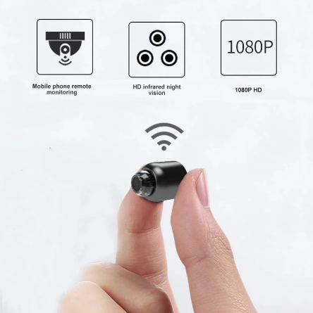 Mini Caméra WiFi Étanche 1080p