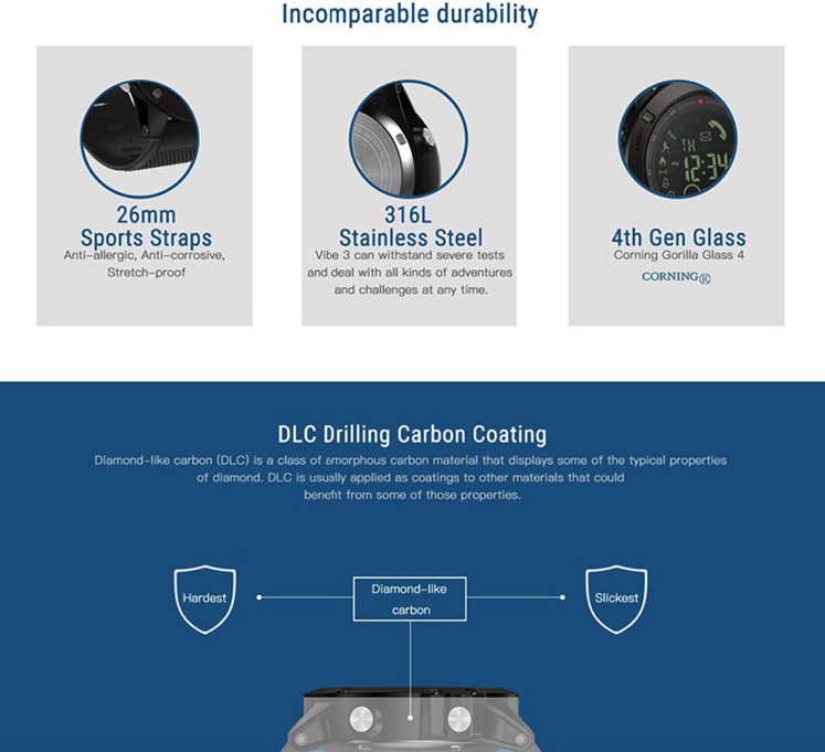 Montre Connectée Tactique Étanche Robuste