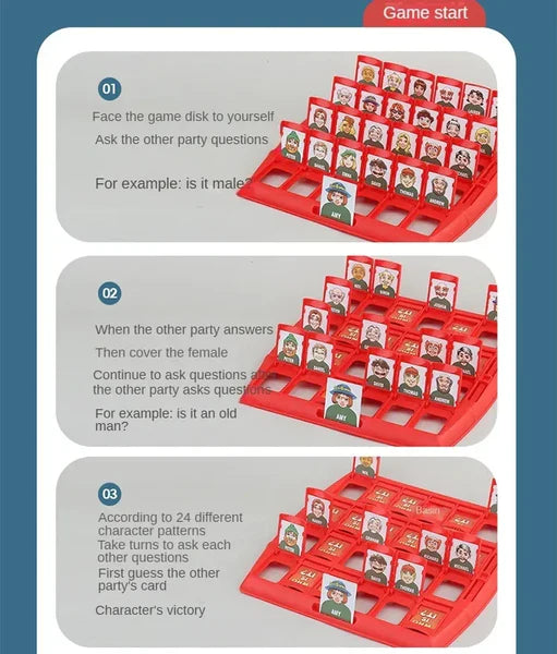 Jeu Qui Est-ce ? – Pliant – Cartes