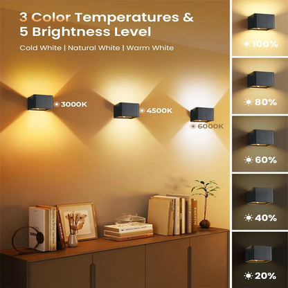 Applique Murale LED – Détecteur-Rechargeable – Intérieur