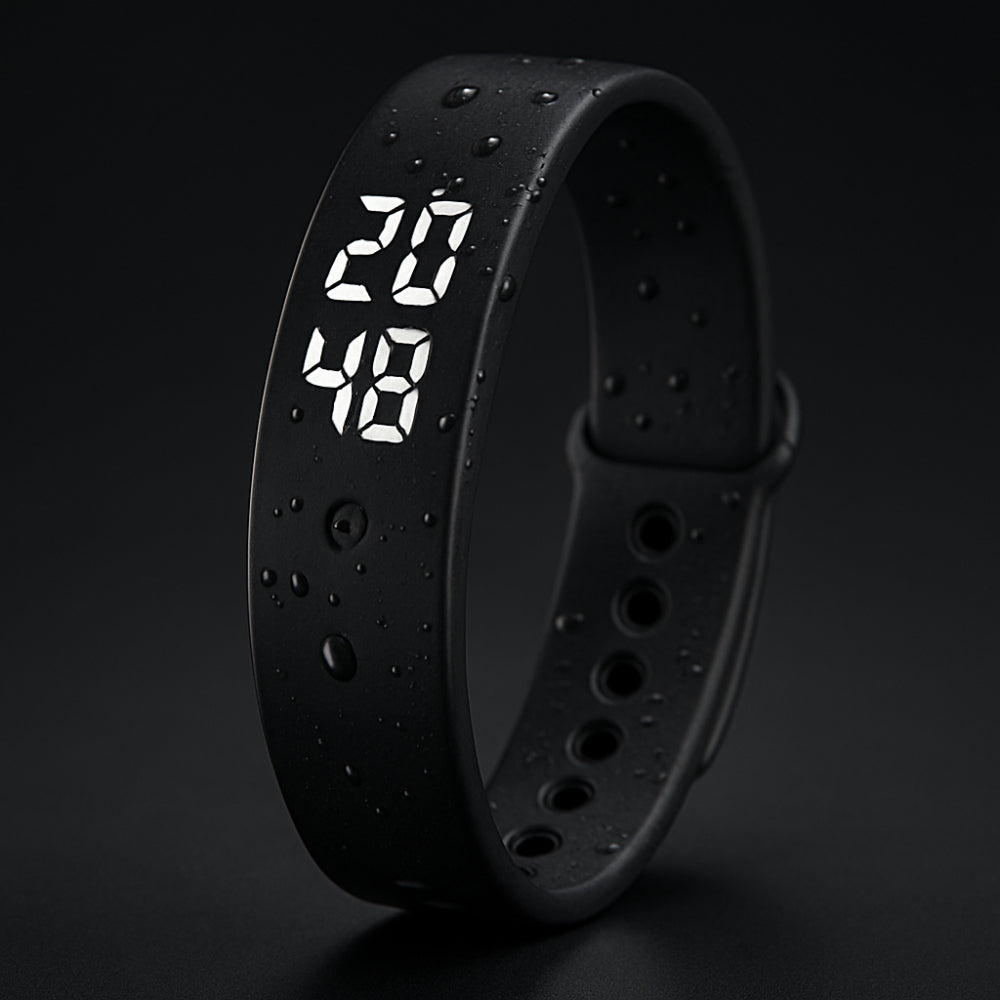 Montre Connectée Étanche Silicone Sport