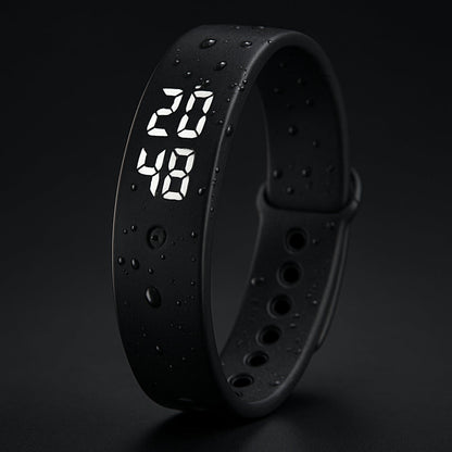 Montre Connectée Étanche Silicone Sport