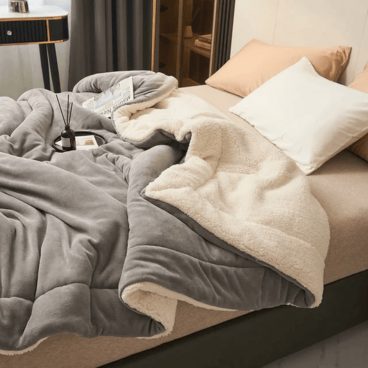 Couette Hiver Sherpa – Réversible – Polaire