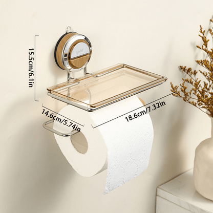Dérouleur Papier Toilette – Adhésif – Sans Perçage