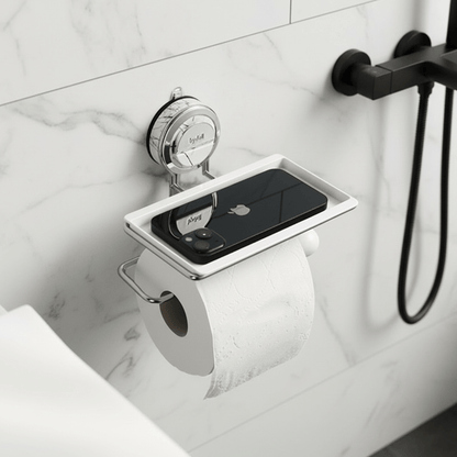 Dérouleur Papier Toilette – Adhésif – Sans Perçage