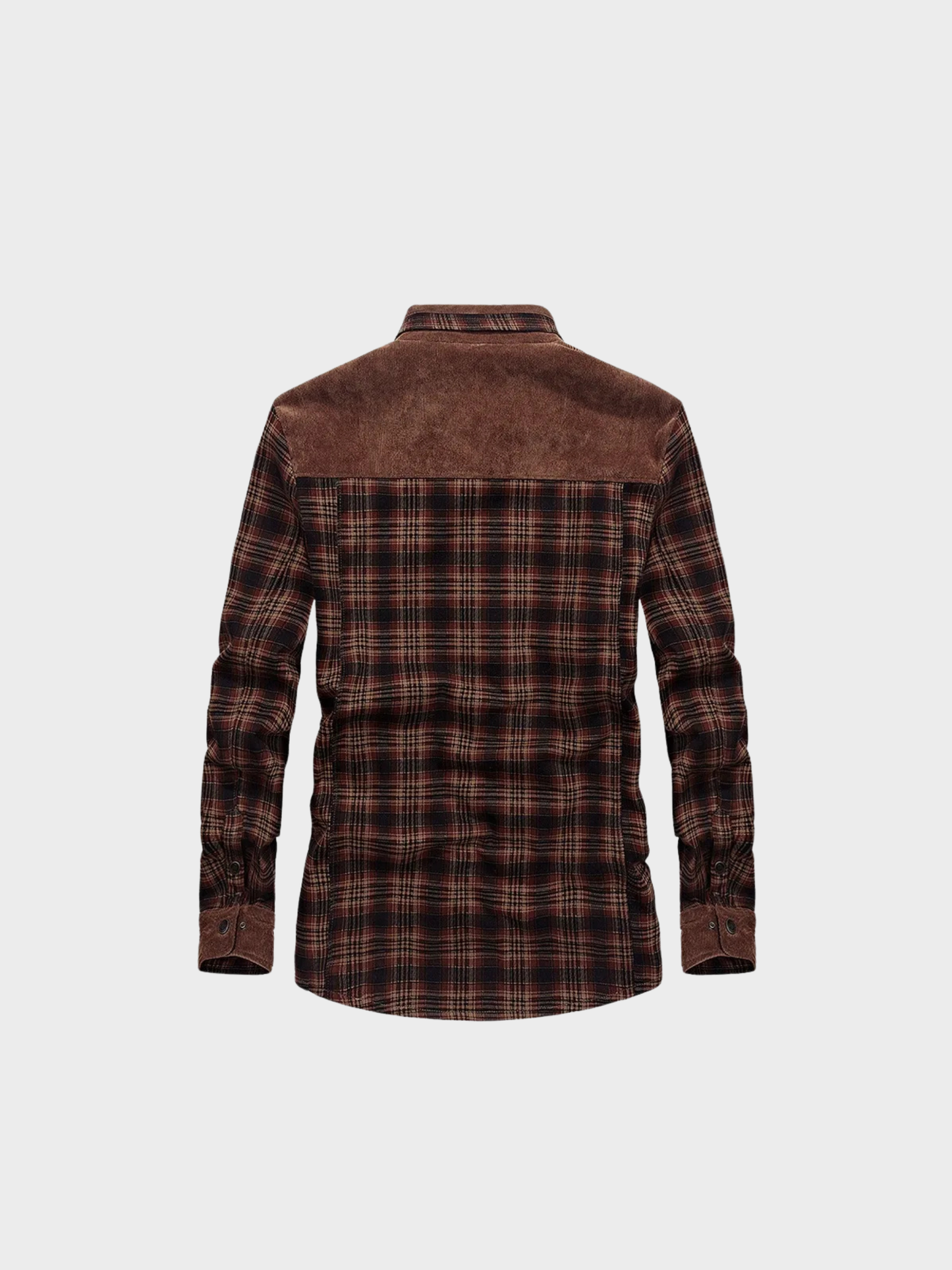 Surchemise Doublée Sherpa – Chaude – Extérieur hiver marron