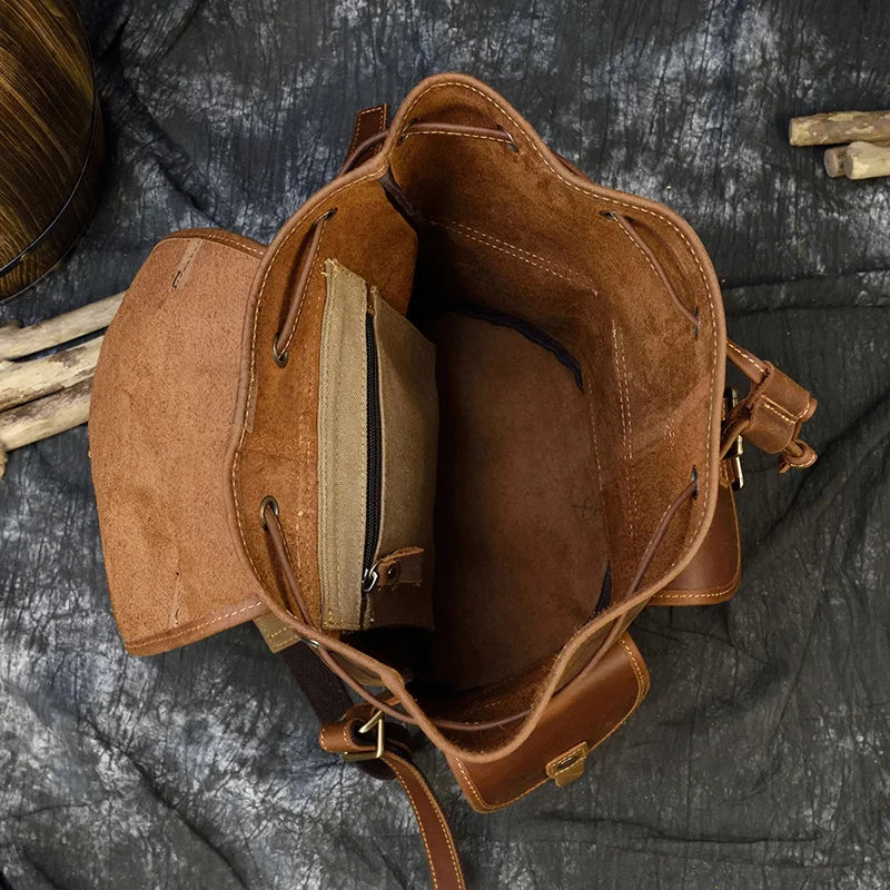 Sac à Dos Cuir Vintage Premium