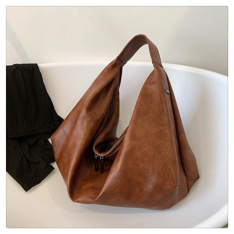 Sac Hobo Femme Zippé Chic