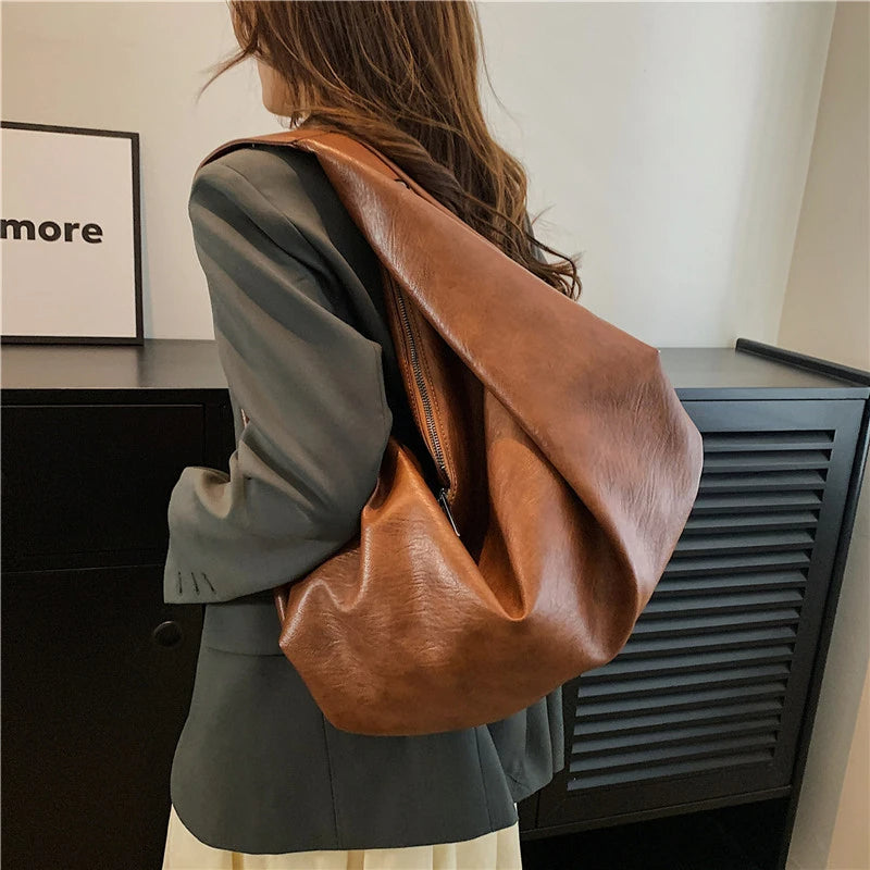 Sac Hobo Femme Zippé Chic