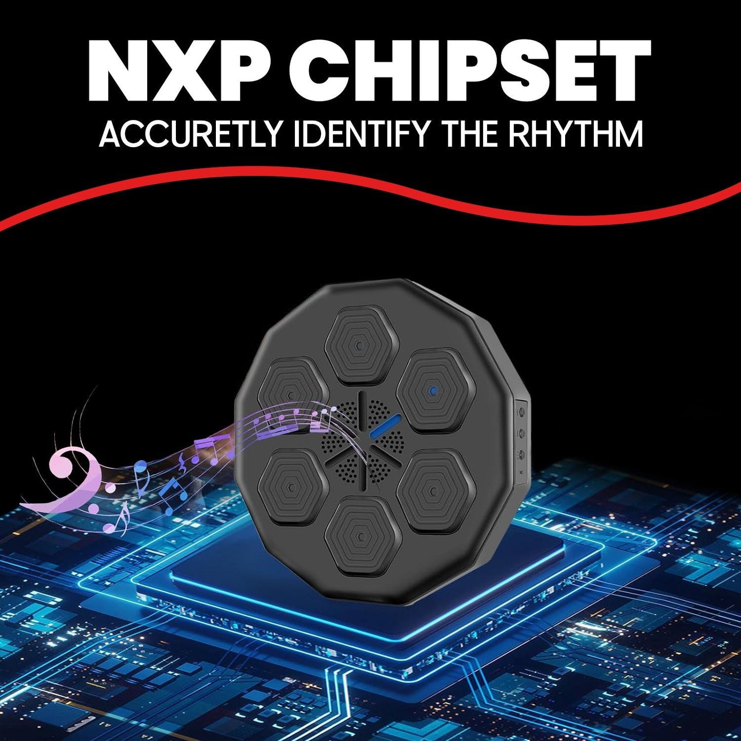 Machine Boxe Musicale Murale Bluetooth