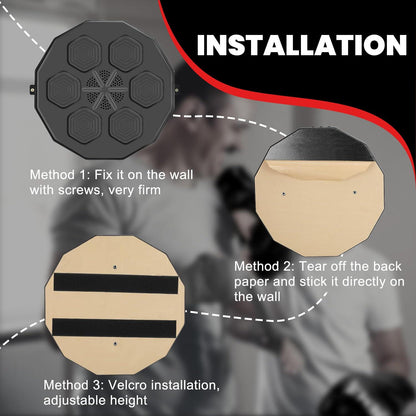 Machine Boxe Musicale Murale Bluetooth