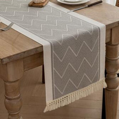 Chemin de Table – Tissé – Franges