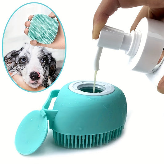 Brosse Shampoing 2-en-1 Silicone Animaux