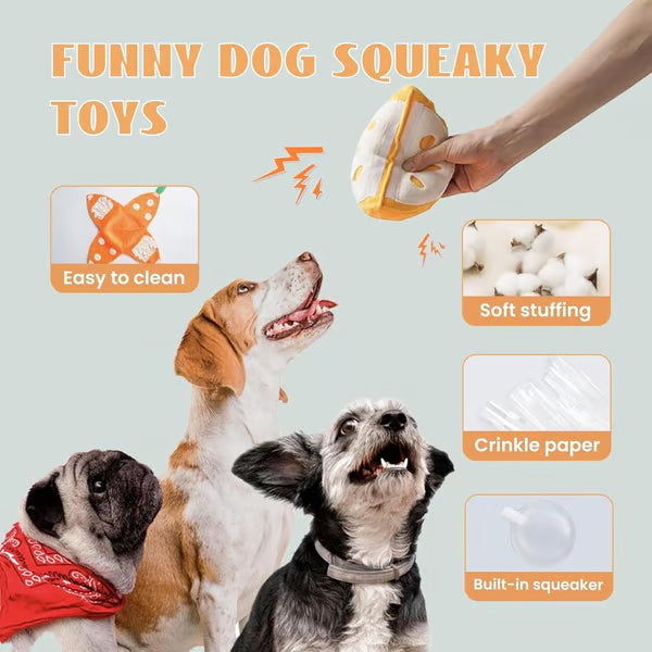 Jouet Chien Orange Interactif Snuffle