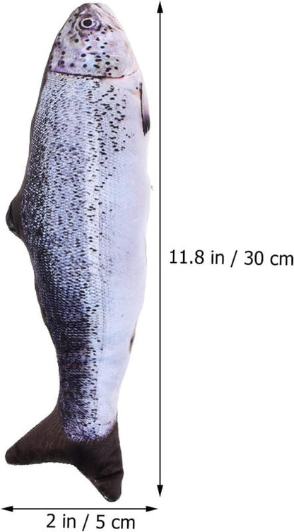 Poisson Peluche Réaliste Pour Chat