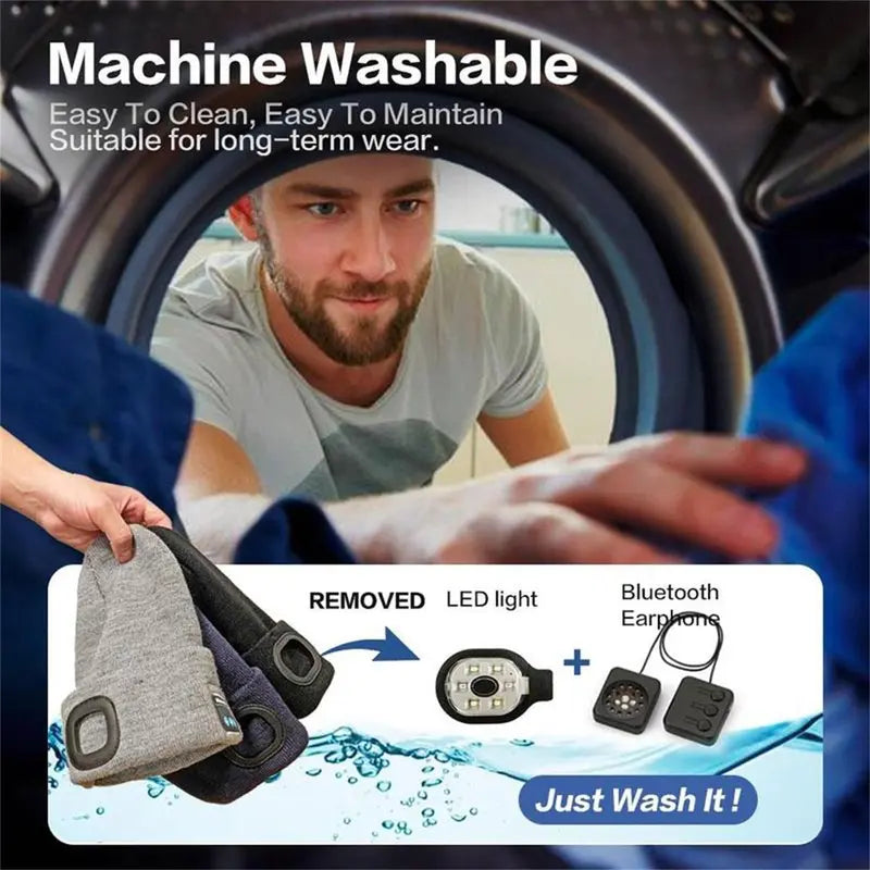 Bonnet Connecté – LED Rechargeable – Bluetooth