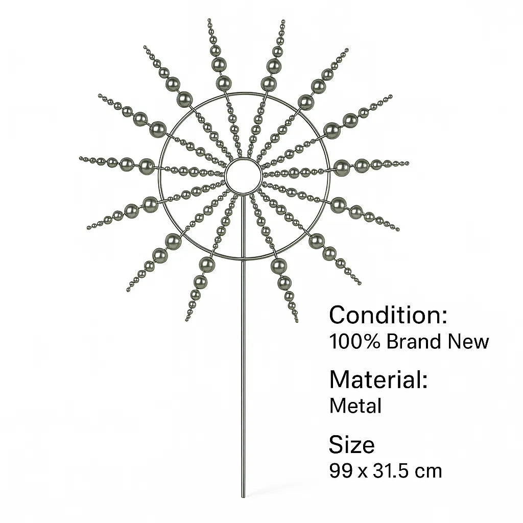 Éolienne Kinetic Métal Anti-Rouille Jardin