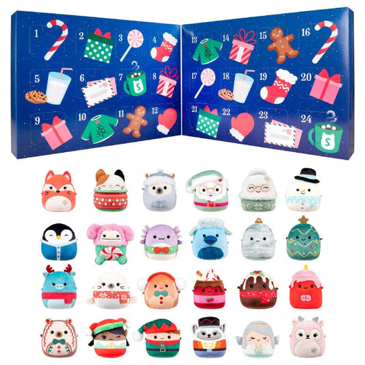 PlushiePals Calendrier de l’Avent de Noël | 24 Peluches Miniatures de Fête