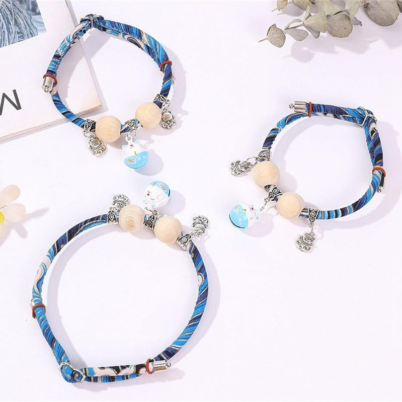 Collier Kimono Porte-Bonheur Chat