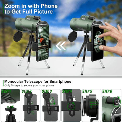 Monoculaire Ultra Zoom Compact HD