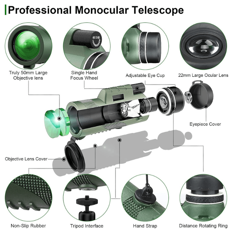 Monoculaire Ultra Zoom Compact HD