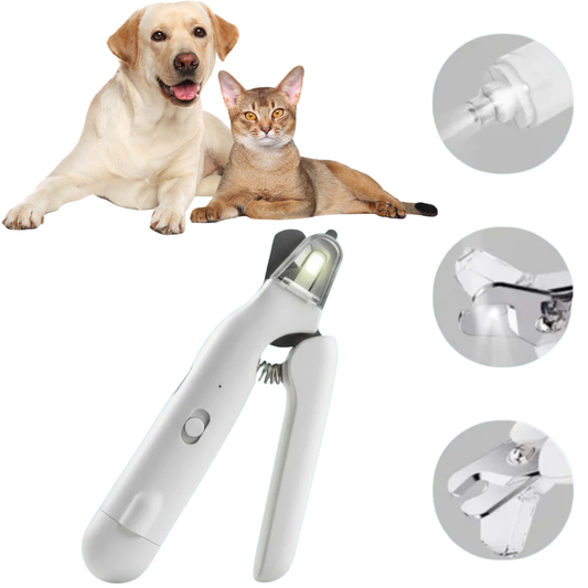 PurrfectTrim Coupe-Ongles LED pour Animaux | Toilettage Sûr et Sans Stress