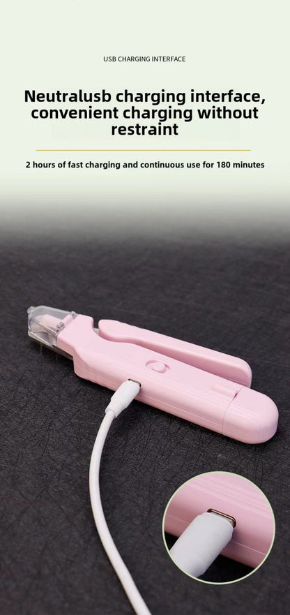 Coupe Griffes 2-en-1 LED Rechargeable